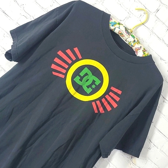 Y2K DC Skate Shoes Skateboarding Cky Bam Black Graphic Print Tee Tshirt Mens Lrg - Picture 5 of 11